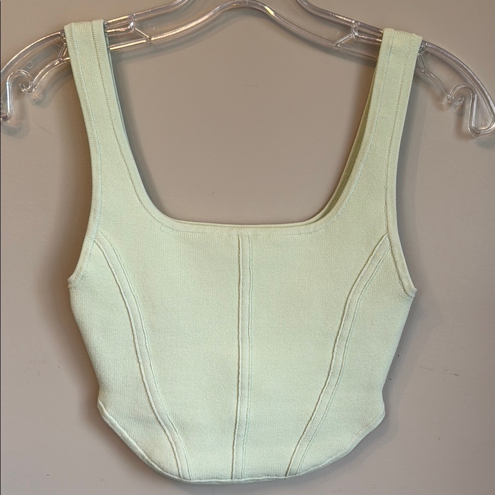 Aritzia Babaton Scuplt Knit Bustier Tank